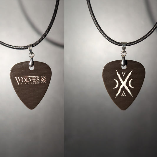 Black Plectrum Necklace